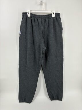 Russell Athletic Men's Dark Charcoal Elastic-Waist Sweatpants